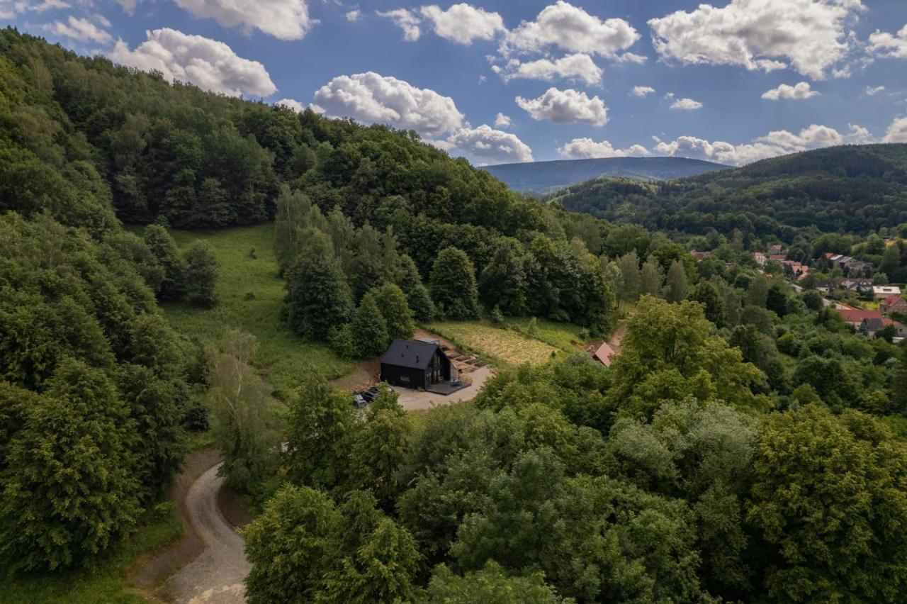 Czarny Domek W Gorach Pieszyce Buitenkant foto