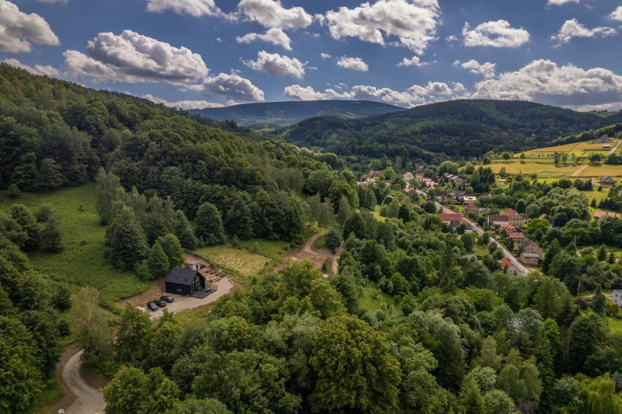 Czarny Domek W Gorach Pieszyce Buitenkant foto